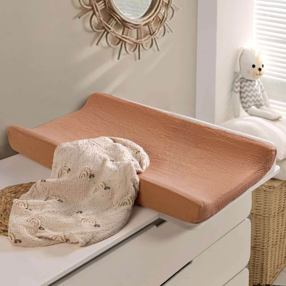 2PCS Breathable Cotton Diaper  - đánh giá và giá Diaper Changing Mat