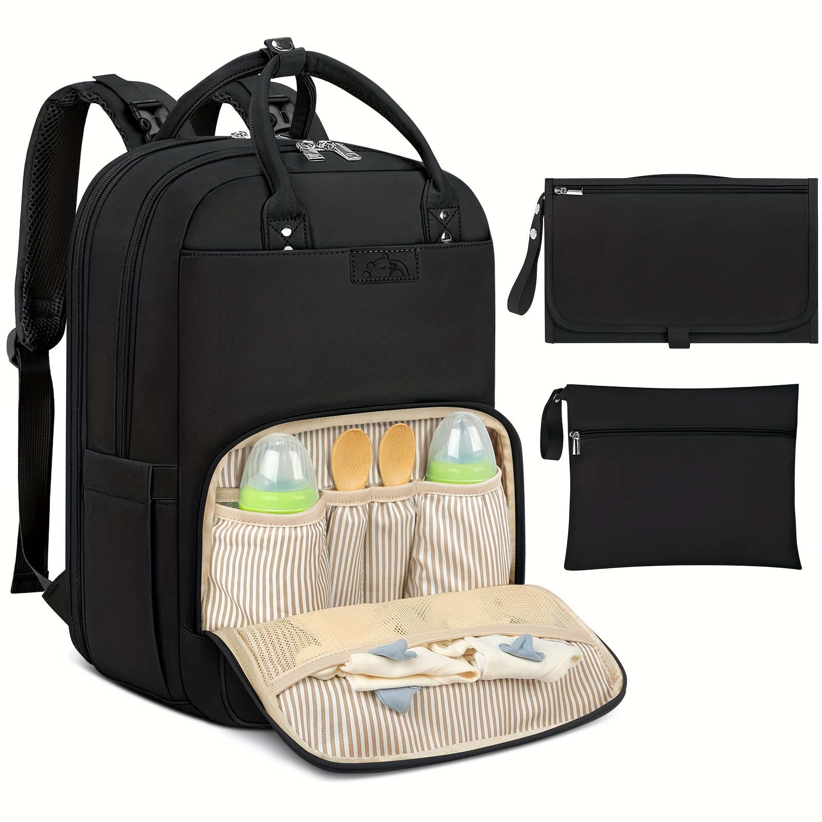 NEWHEY Changing Bag Backpack w - đánh giá và giá Diaper Changing Mat