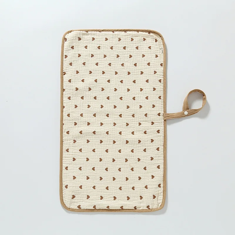 2-sided Newborn Soft Cotton Ga - đánh giá và giá Diaper Changing Mat